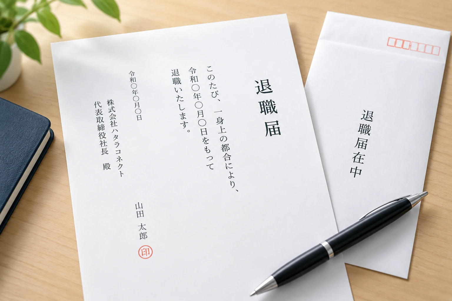 退職届・退職願作成イメージ