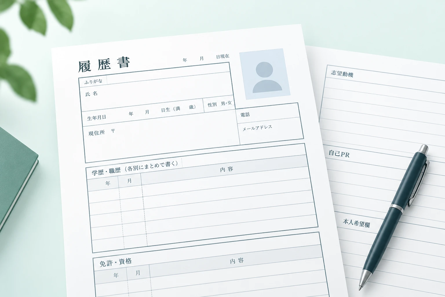 履歴書作成イメージ